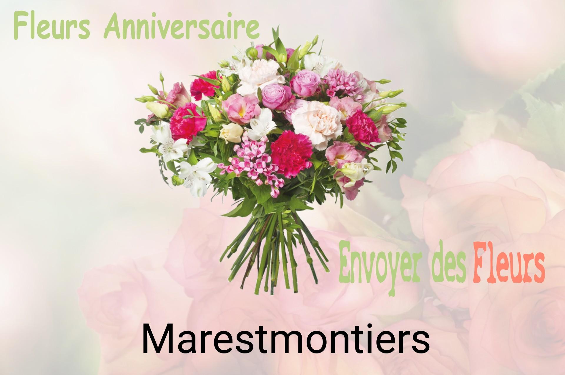Bouquet de fleurs d’anniversaire livré à Marestmontiers