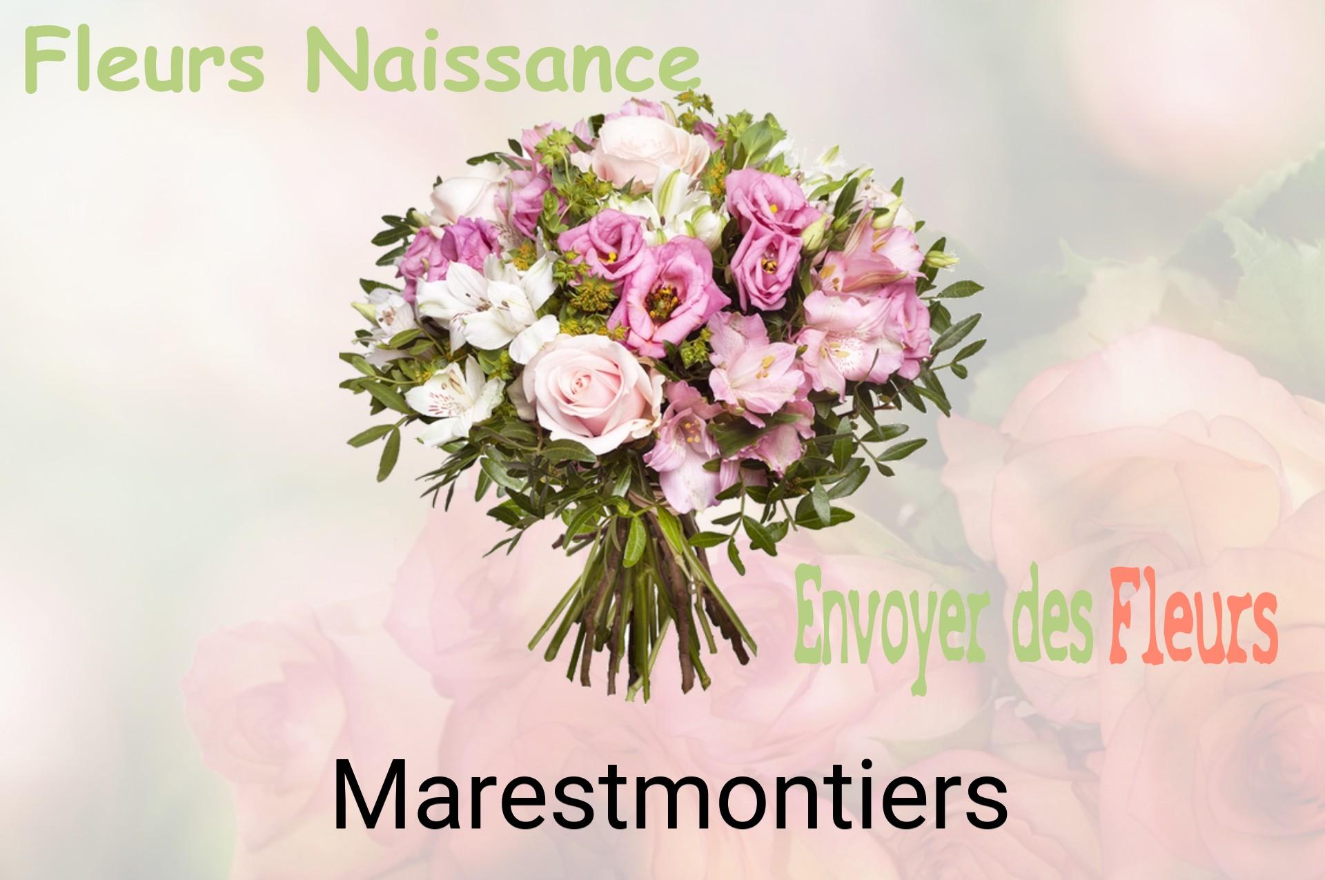 Bouquet de fleurs de naissance livré à Marestmontiers